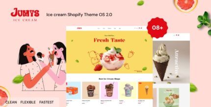 Jumys - Cake Shop, Ice Cream Shopify Theme OS 2.0