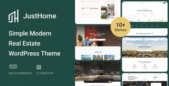Justhome - Real Estate WordPress Theme Justhome - Real Estate WordPress Theme