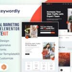 Keywordly - Digital Marketing Agency Elementor Template Kit