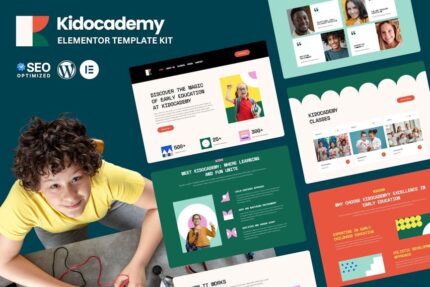 Kidocademy - Kindergarten & Preschool Elementor Template Kits