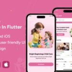 Kidventure app UI template Active Kids Zone app in flutter FunZone app template