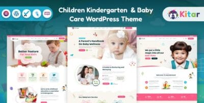 Kitar - Children Kindergarten & Baby Care WordPress Theme