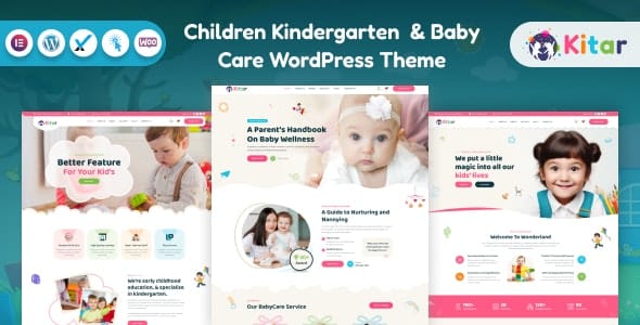 Kitar - Children Kindergarten & Baby Care WordPress Theme Kitar - Children Kindergarten & Baby Care WordPress Theme