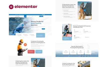 Knopee - Roofing & Canopy Services Elementor Template Kit