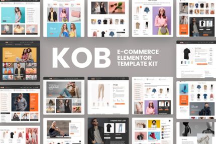 Kob - E-Commerce Elementor Pro Template Kit