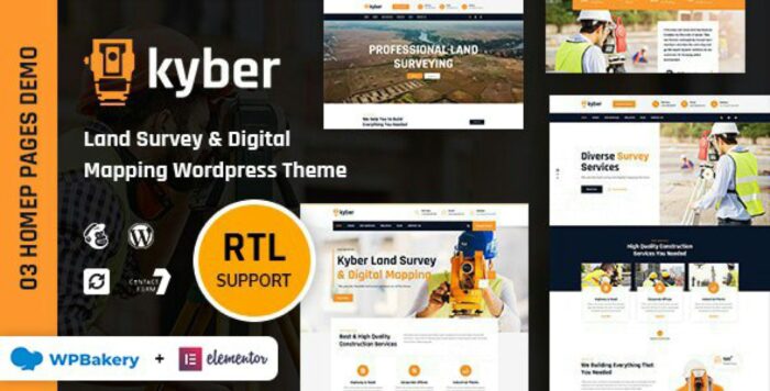 Kyber – Surveyor WordPress Theme v2.0.0