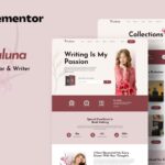 Laluna - Book Author & Writer Elementor Template Kit