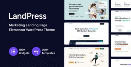 LandPress – Marketing Landing Page Elementor WordPress Theme v 1.1