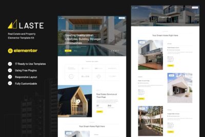 Laste - Real Estate & Property Elementor Template Kit