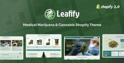 Leafify - Medical Marijuana Shopify Theme