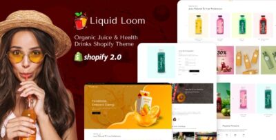 Liquid Loom - Health Drinks & Juice Shopify Theme