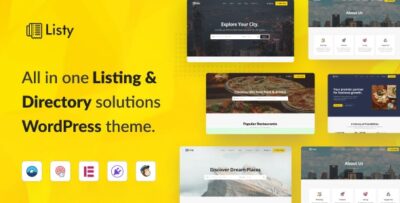 Listy - Listing & Directory Solutions WordPress Theme v1.2.0