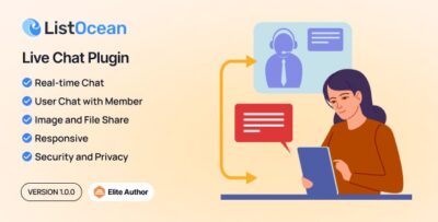 Live Chat Plugin - Listocean Classified Ads Listing Marketplace Platform