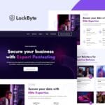 LockByte - Cyber Security Services Elementor Template Kit