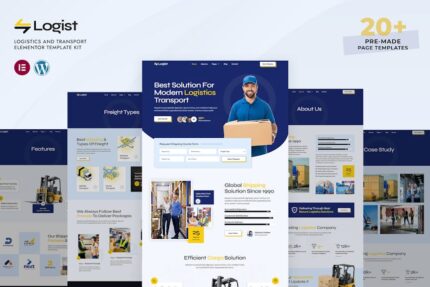 Logist - Logistics And Transport Elementor Pro Template Kit