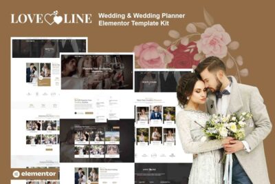 Loveline - Wedding & Wedding Planner Elementor Pro Template Kit