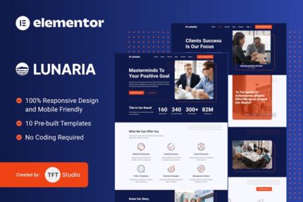 Lunaria - Multipurpose Business Elementor Template Kit