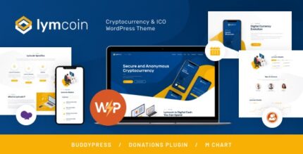 Lymcoin ICO Cryptocurrency WordPress Theme