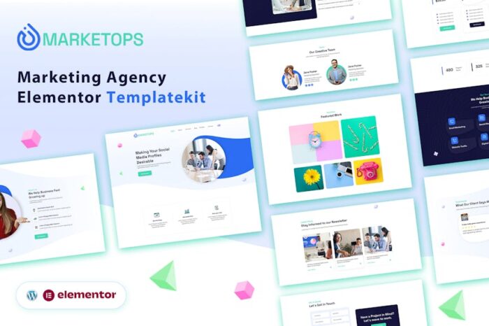 MARKETOPS Marketing Elementor Template Kit