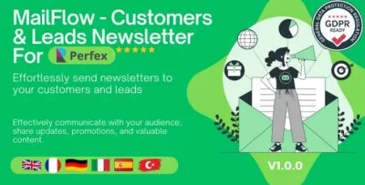 MailFlow - Customers & Leads Newsletter For Perfex CRM