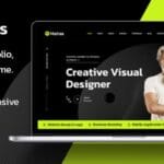 Matias - Dark Personal Portfolio Elementor WordPress Theme