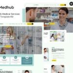 MedHub - Pharmacy & Medical Services Elementor Template Kit