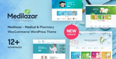 Medilazar - Pharmacy Medical WooCommerce WordPress Theme v1.2.6