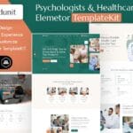 Medunit - Psychologists & Health Care Elementor Template Kit