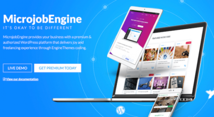 MicrojobEngine – Service Marketplace WordPress Theme – EngineThemes [Pro Package] v1.5.0