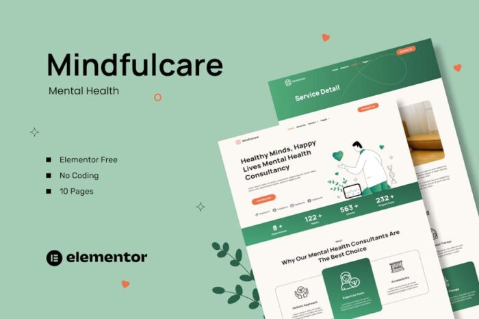 Mindfulcare - Mental Health Consultant Template Kits