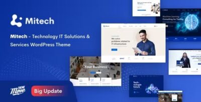 Mitech- Technology IT Solutions & Services WordPress Theme v2.0.6