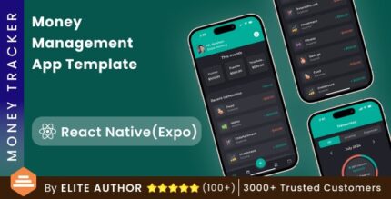 Money Management App Template in React Native Finance App Template in React Native MoneyTracker