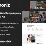 Moniz - Web Design Agency Elementor Template Kit
