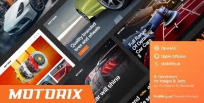 Motorix - Car Repair, Shop & Detailing WordPress Theme