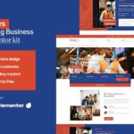 Movers - Moving Company Website Elementor Template Kit