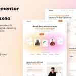 Moxeo - SEO & Digital Marketing Agency Elementor Template Kit