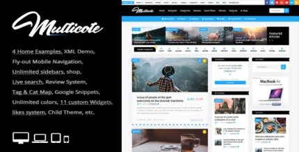 Multicote - Magazine and WooCommerce WordPress Theme v3.7