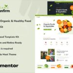 Munfirm - Organic & Healthy Food Elementor Template Kit