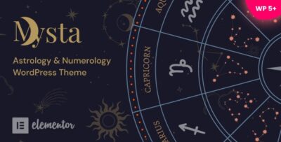 Mysta - Astrology Numerology WordPress Theme v1.13