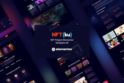 NFTku - NFT Project Elementor Template Kit