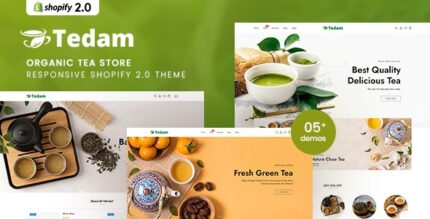 Name Tedam - Organic Tea Store Shopify 2.0 Theme