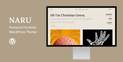 Naru - Personal Portfolio WordPress Theme