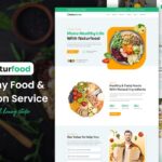 Naturfood - Healthy Food & Nutrition Specialist Elementor Template Kit