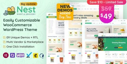 Nest- Grocery Store WooCommerce WordPress Theme v1.7.8