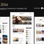 NewsAtlas - News & Magazine Elementor Template Kit