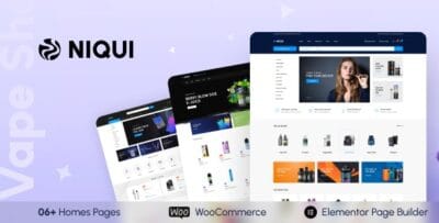 Niqui - Vape Store WooCommerce Theme