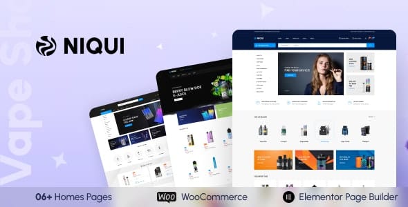 Niqui - Vape Store WooCommerce Theme Niqui - Vape Store WooCommerce Theme