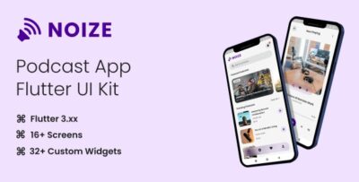 Noize - Podcast App Flutter UI Kit