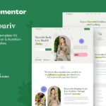 Nouriv - Nutrition Coach & Nutritionist Elementor Template Kit