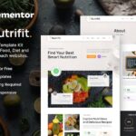 Nutrifit - Healthy Food & Nutrition Coach Elementor Template Kit